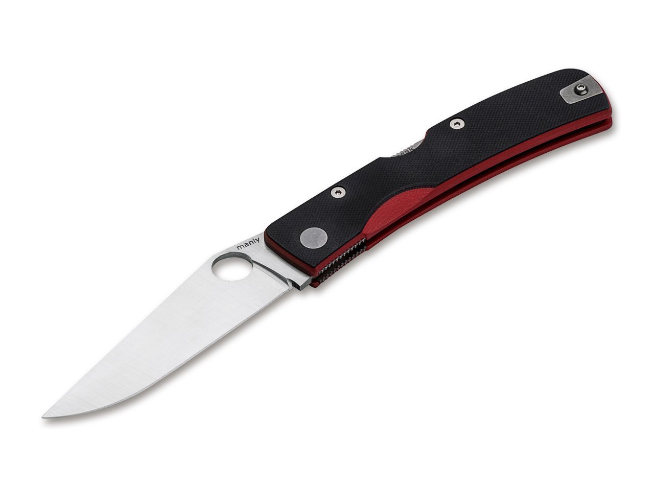 Manly Peak D2 Black/Red Çakı